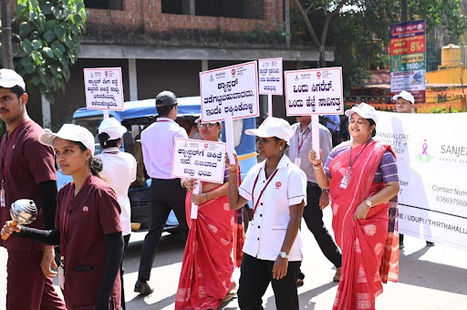 From Sullia to Puttur: M.I.O. and Sanjeevini Cancer Seva Trust March for Early Detection