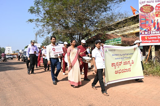 Taking Cancer Awareness to the Streets: M.I.O. and Sanjeevini Cancer Seva Trust Reach Sullia