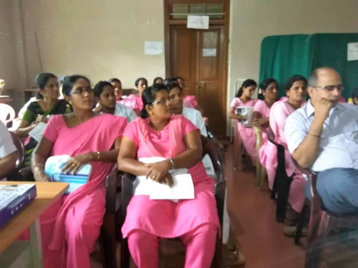 Mio Conducts Cancer Awareness Programme for Asha Workers of  Bajpe Primary Health Center
